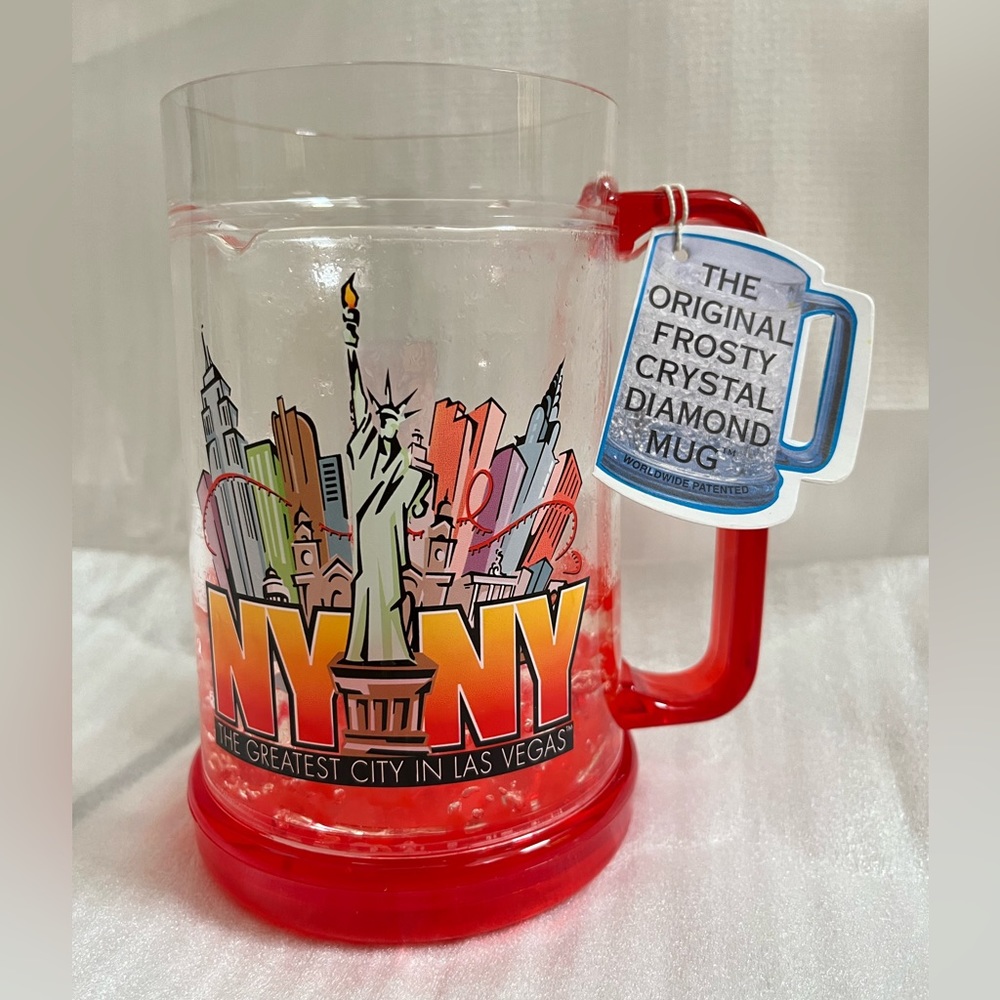 New York New York Las Vegas Original Frosty Crystal Diamond Mug
